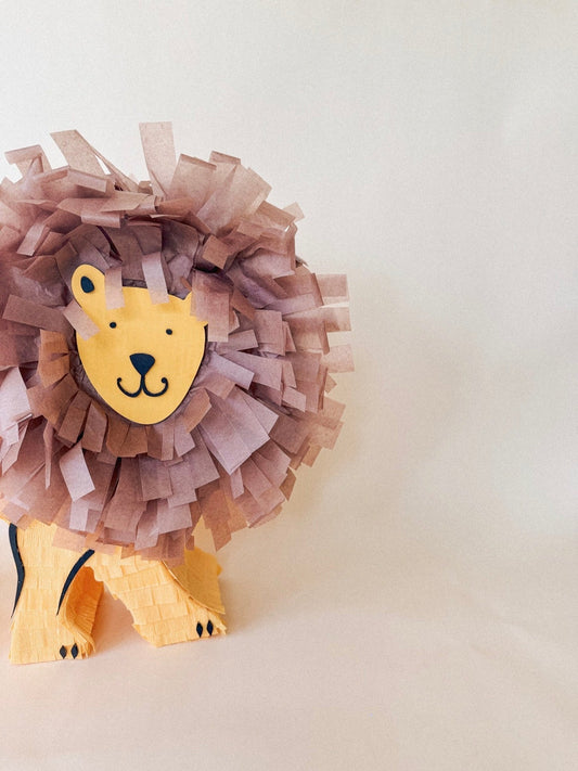 Majestic Lion Piñata - Roar into Celebration with King of the Jungle!