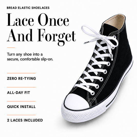 Cloud White Shoe Laces from Bread
