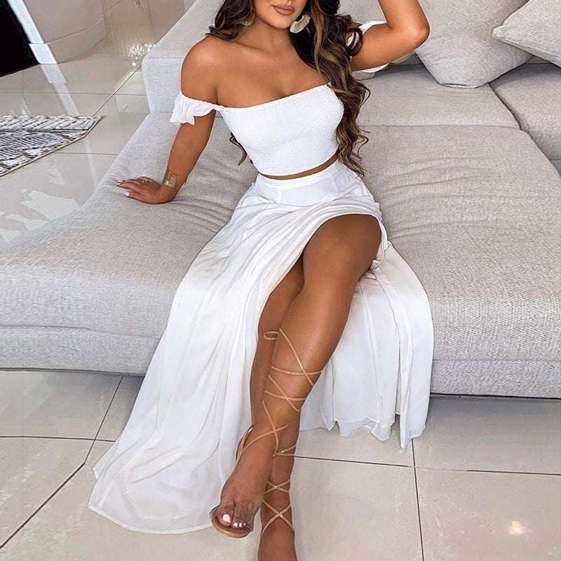 Summer Slim Bohemian Style Two Piece Dress