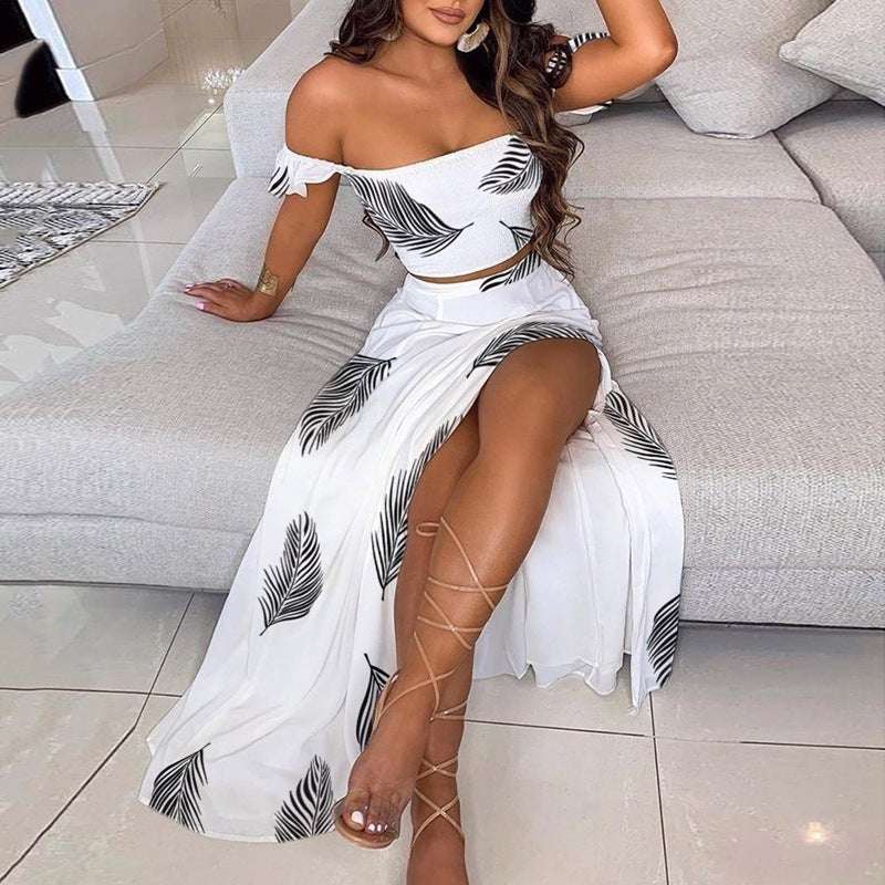 Summer Slim Bohemian Style Two Piece Dress