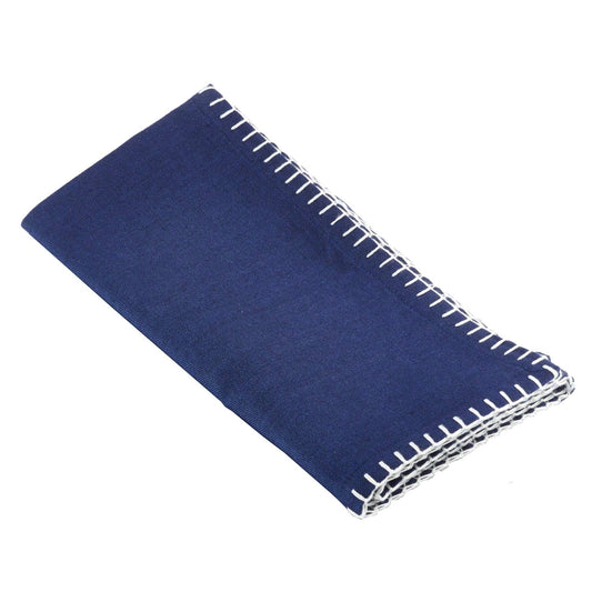 Fennco Styles Celena Whip Stitched Cotton Cloth Napkins, Set of 4