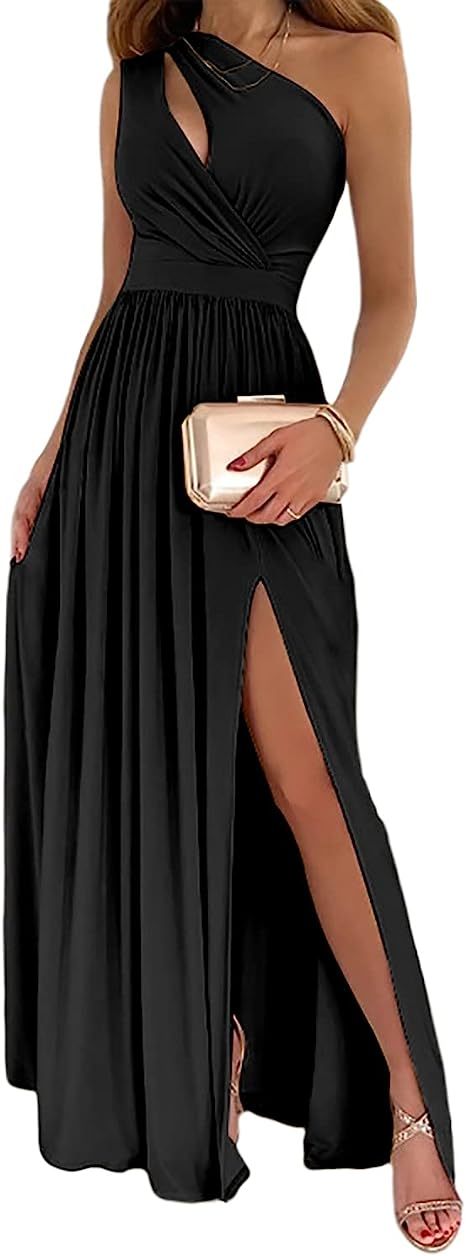 One Shoulder Asymmetrical Cocktail Dress