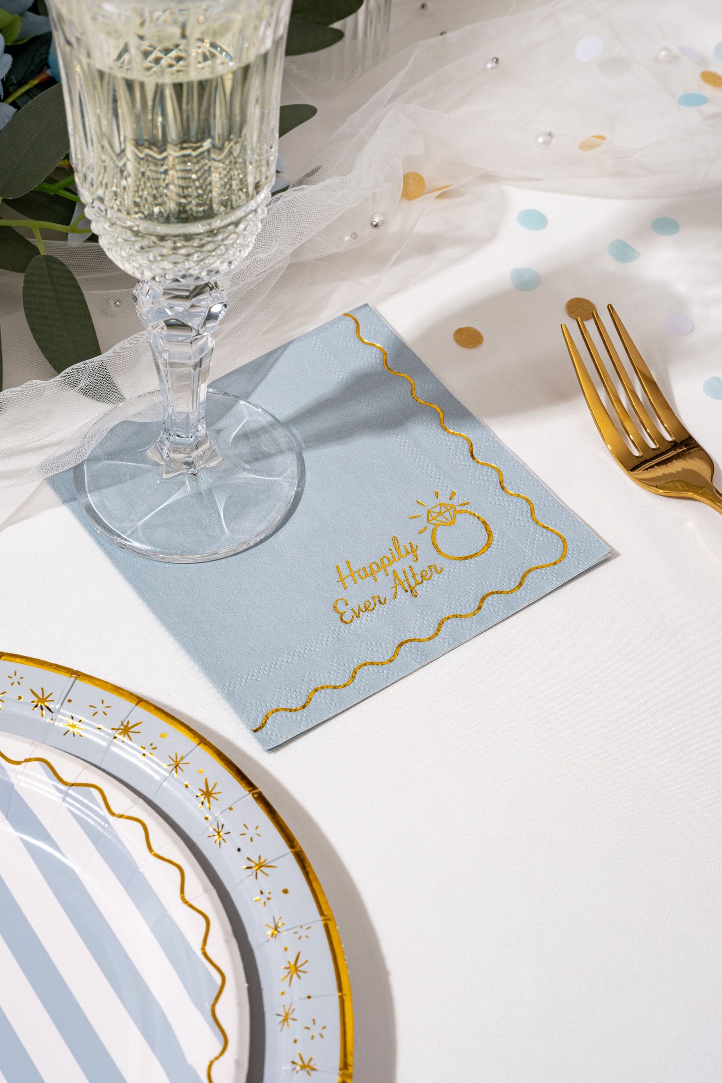 Happily Ever After Cocktail Napkin