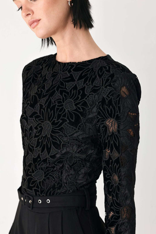After Dark Lace Wide Leg Jumpsuit