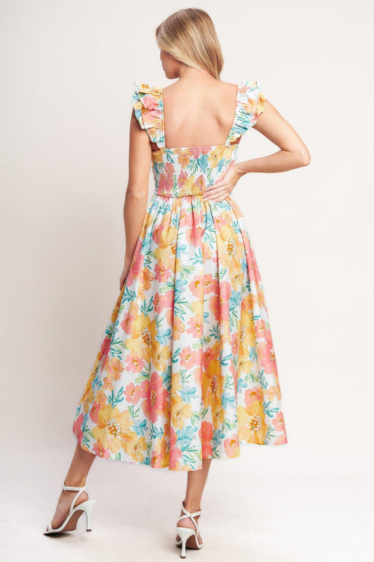 Soft Sunshine Woven Midi Dress - Regular & Plus Size