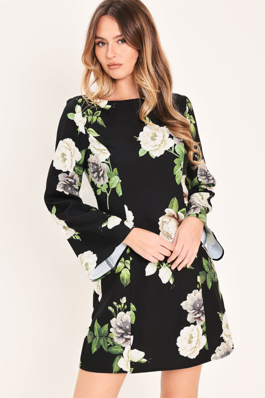 Whispering Roses Mini Dress