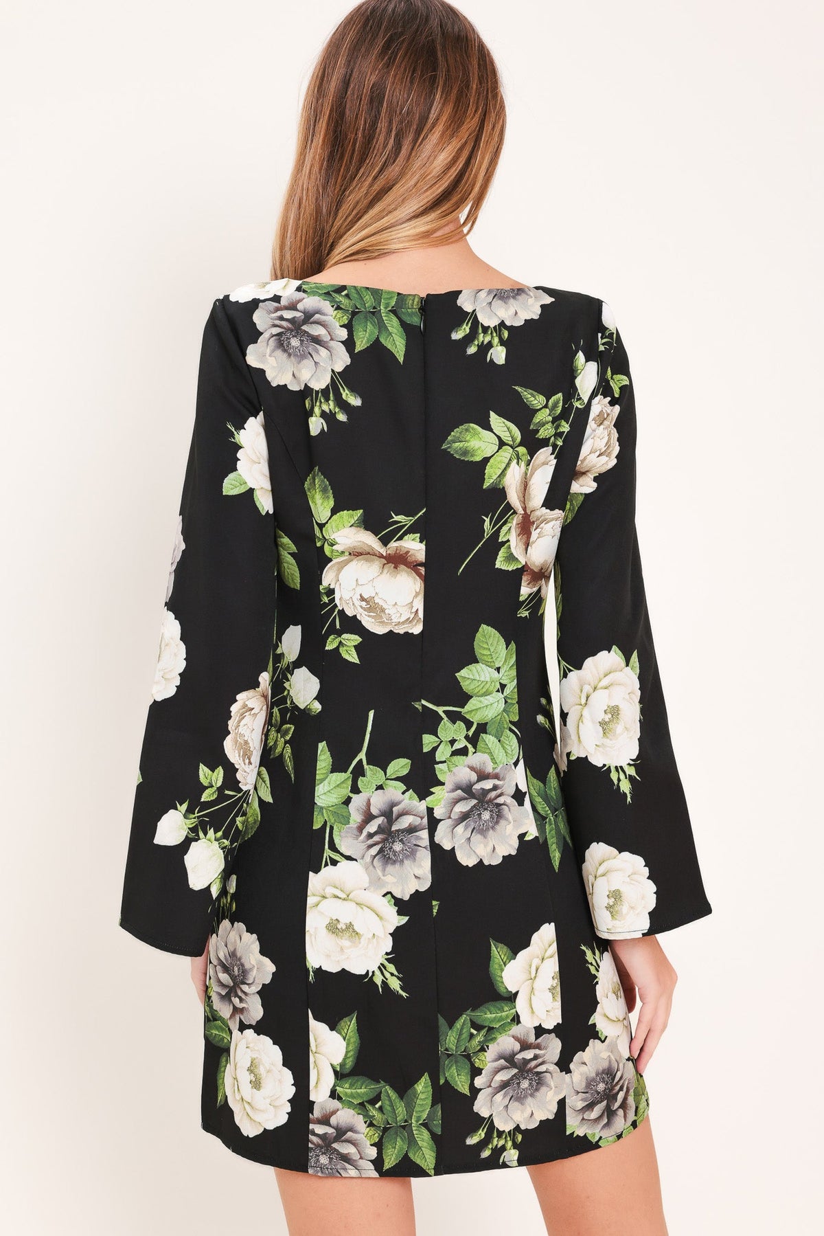 Whispering Roses Mini Dress