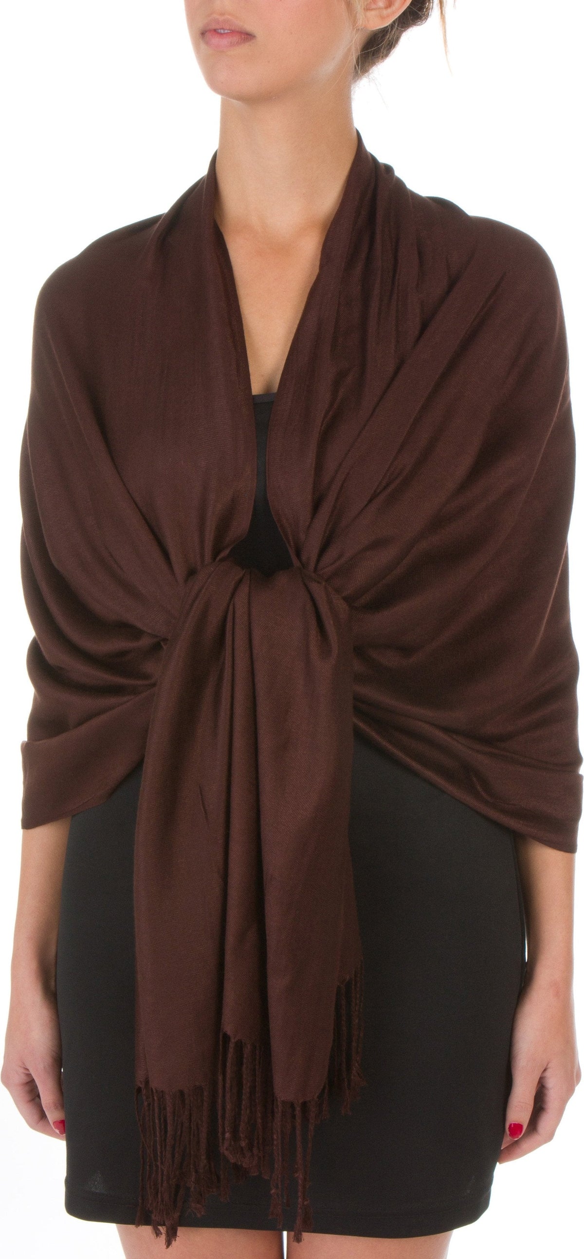 Sakkas Bamboo Rayon Pashmina Shawl Wrap — 78" × 28" Oversized Stole