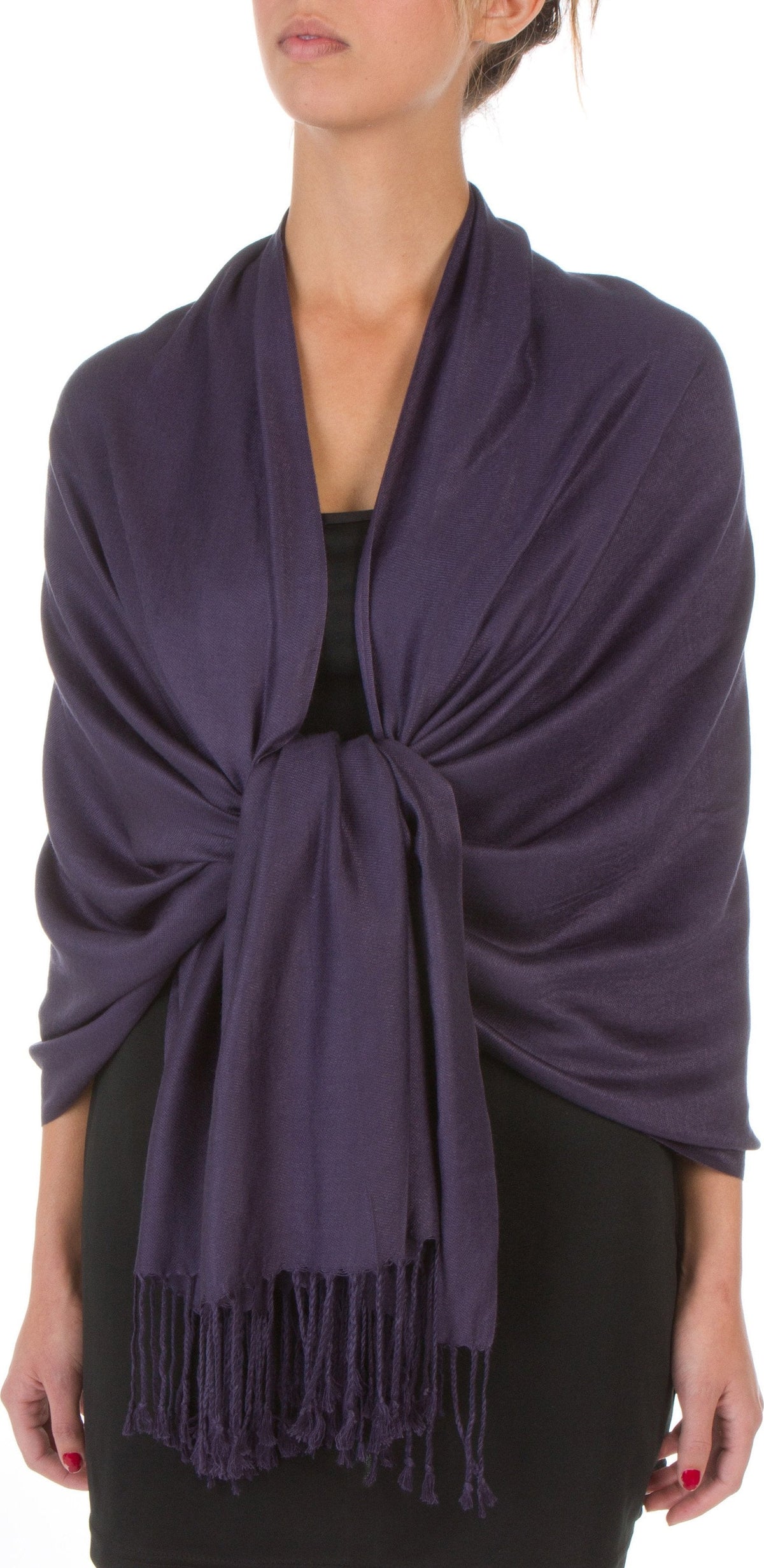 Sakkas Bamboo Rayon Pashmina Shawl Wrap — 78" × 28" Oversized Stole