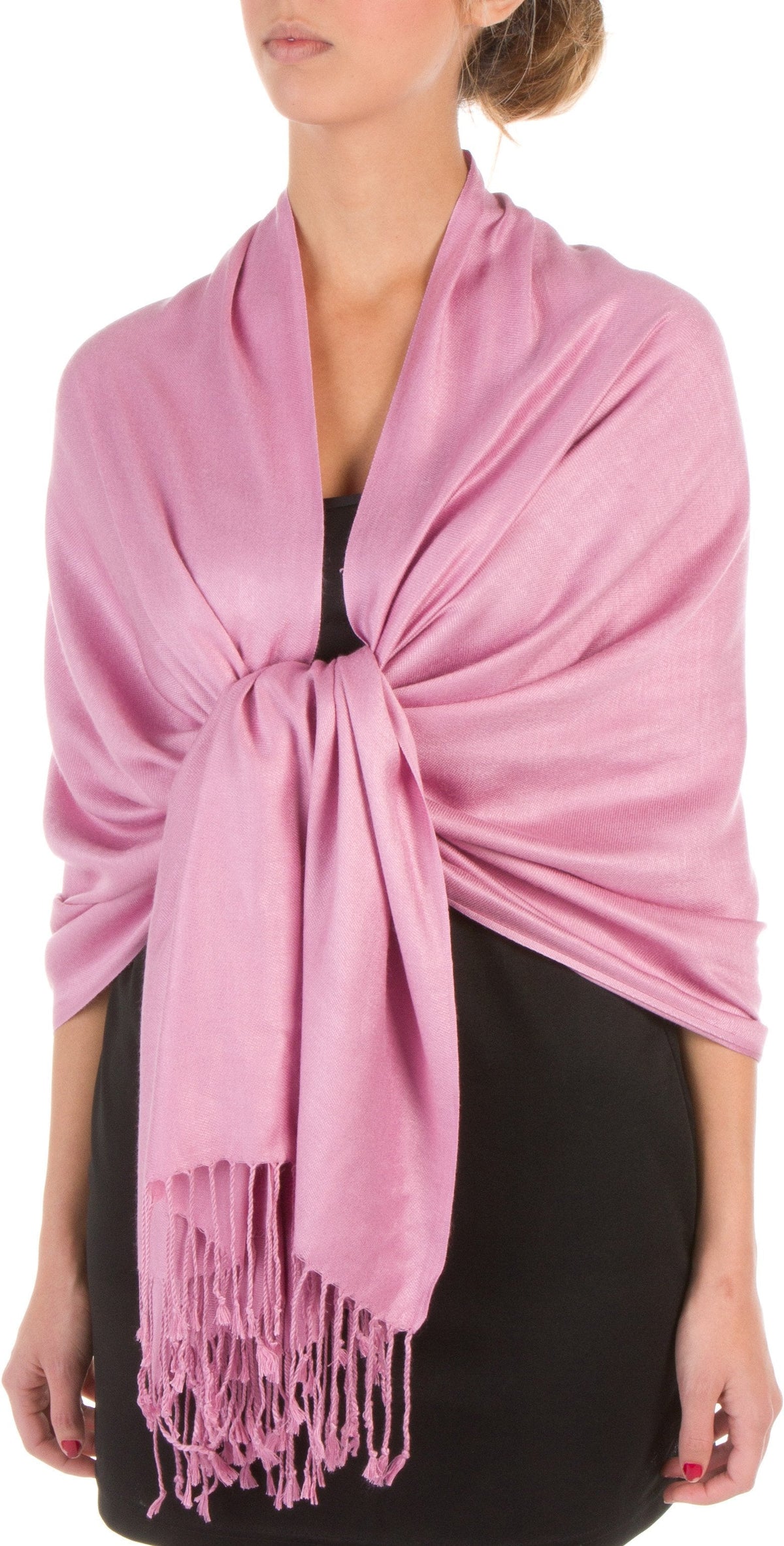Sakkas Bamboo Rayon Pashmina Shawl Wrap — 78" × 28" Oversized Stole