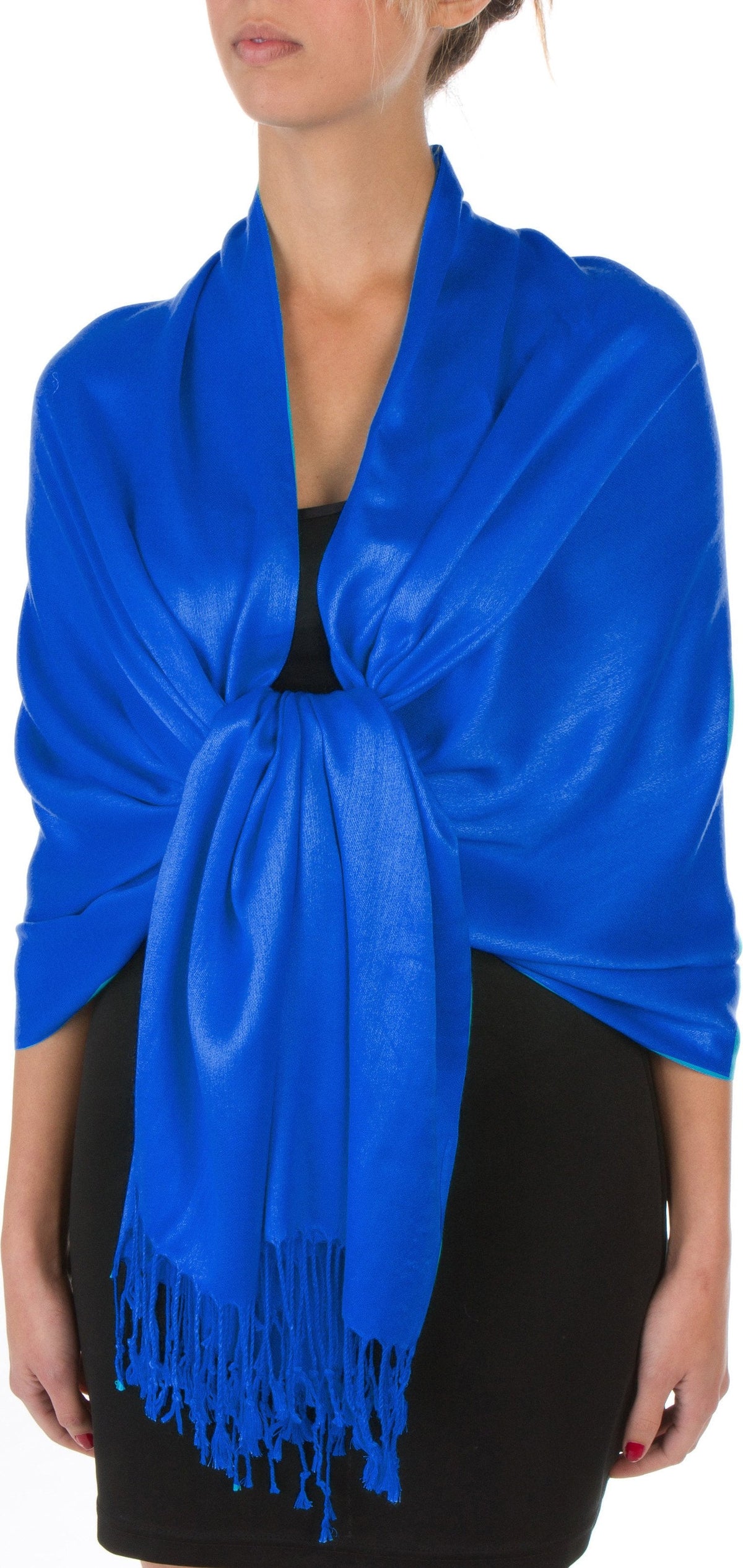 Sakkas Bamboo Rayon Pashmina Shawl Wrap — 78" × 28" Oversized Stole