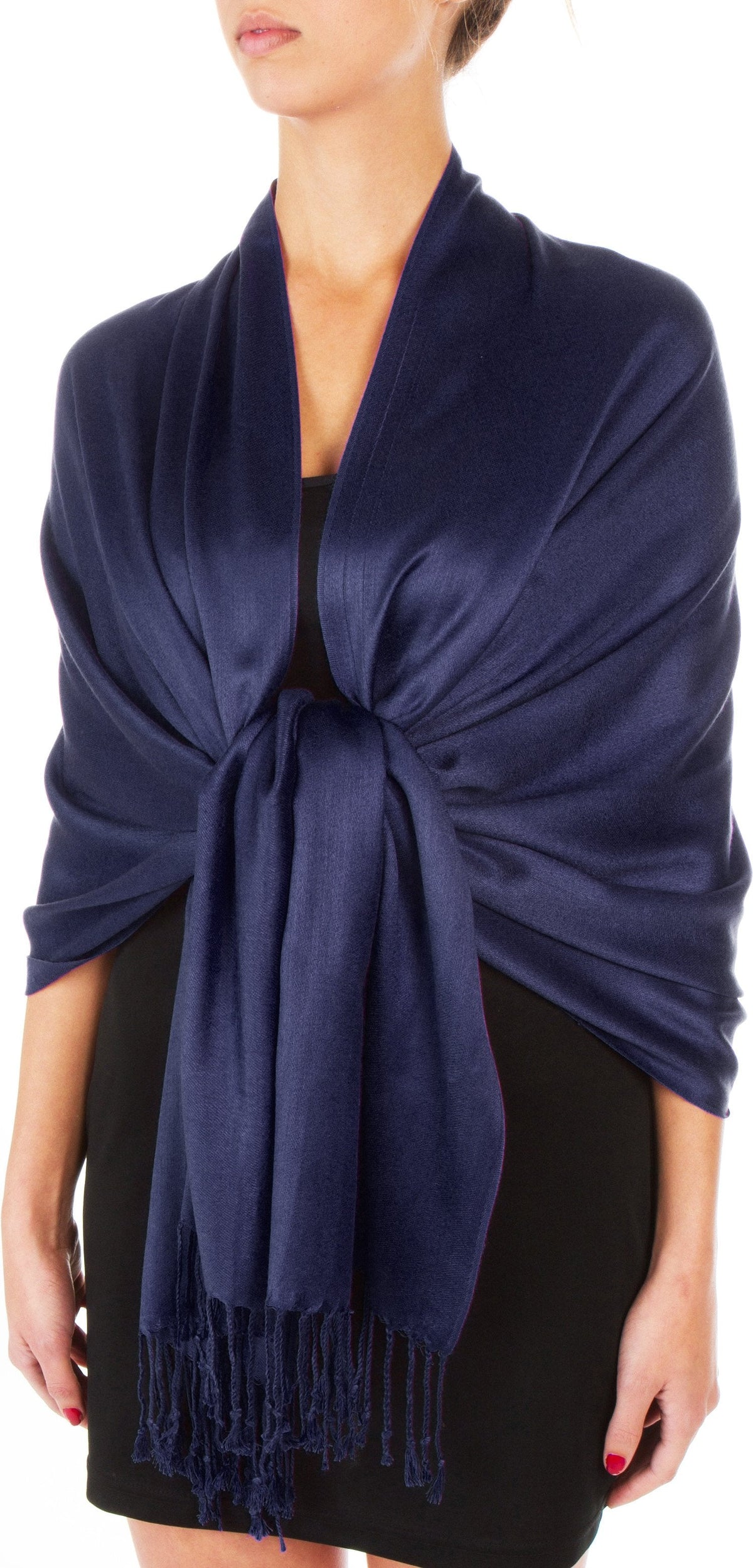 Sakkas Bamboo Rayon Pashmina Shawl Wrap — 78" × 28" Oversized Stole