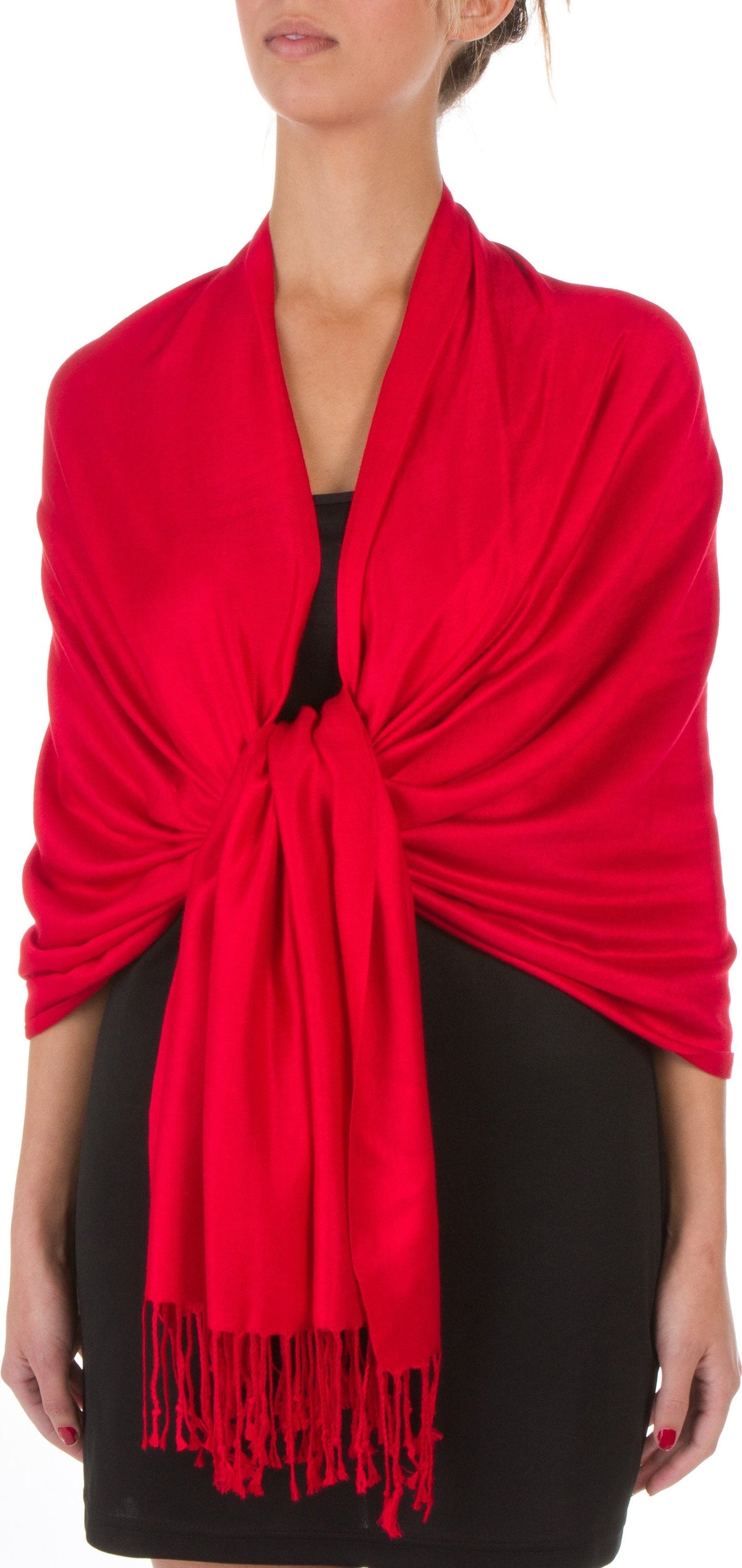 Sakkas Bamboo Rayon Pashmina Shawl Wrap — 78" × 28" Oversized Stole