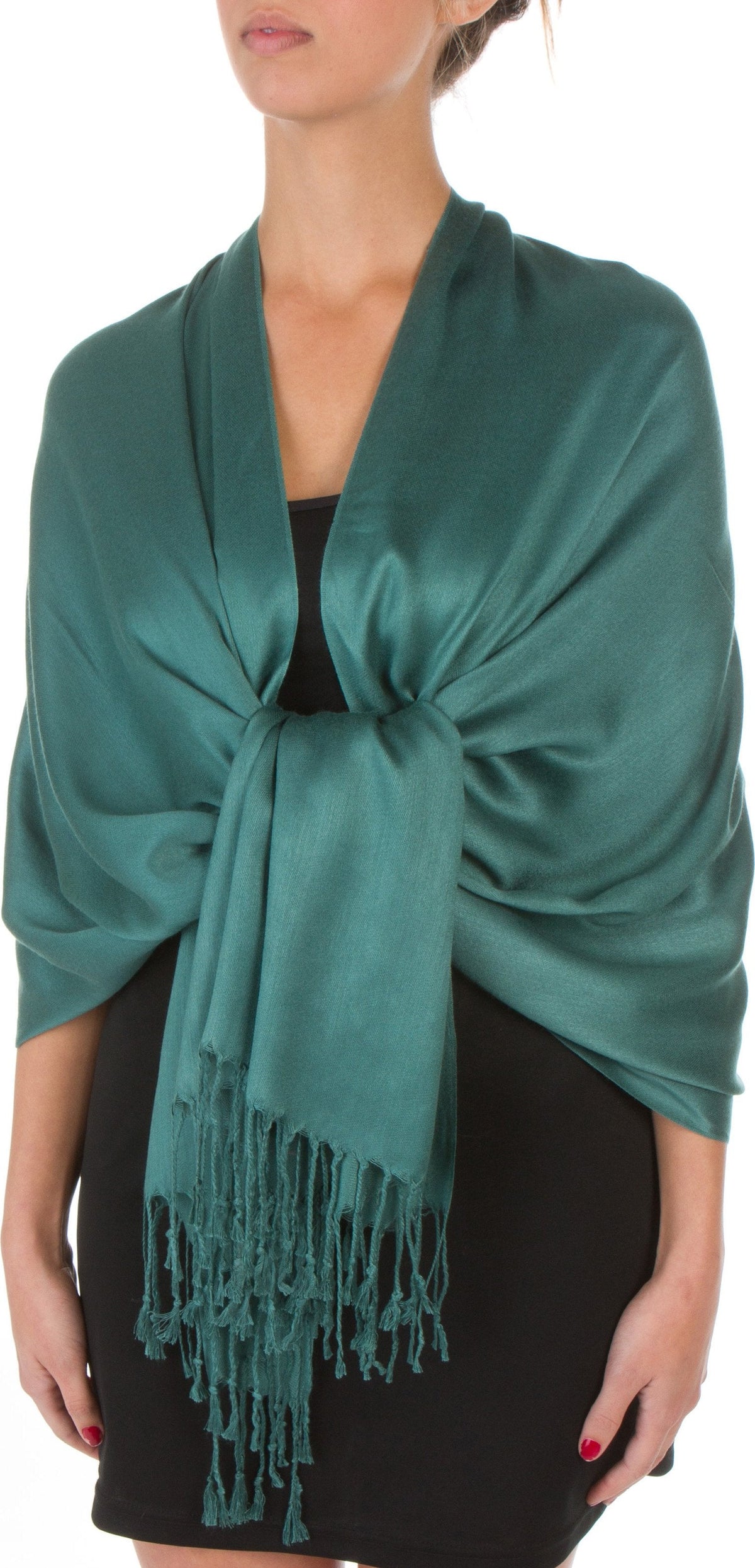 Sakkas Bamboo Rayon Pashmina Shawl Wrap — 78" × 28" Oversized Stole