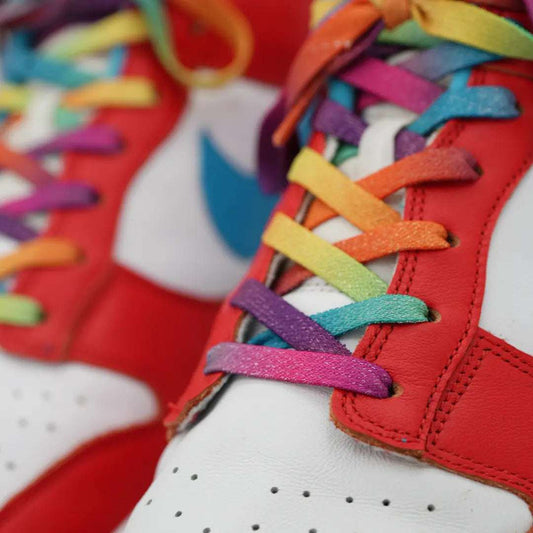 Prime Rainbow Shoe Laces from Bread