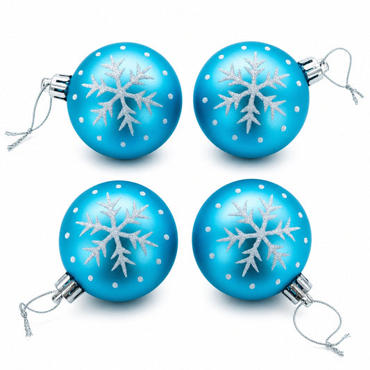 Set of 44 Multicolored Plastic Mini Ball Christmas Ornaments