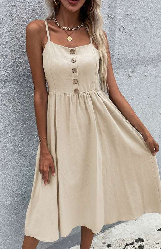 Easy Breezy Cotton Linen Dress