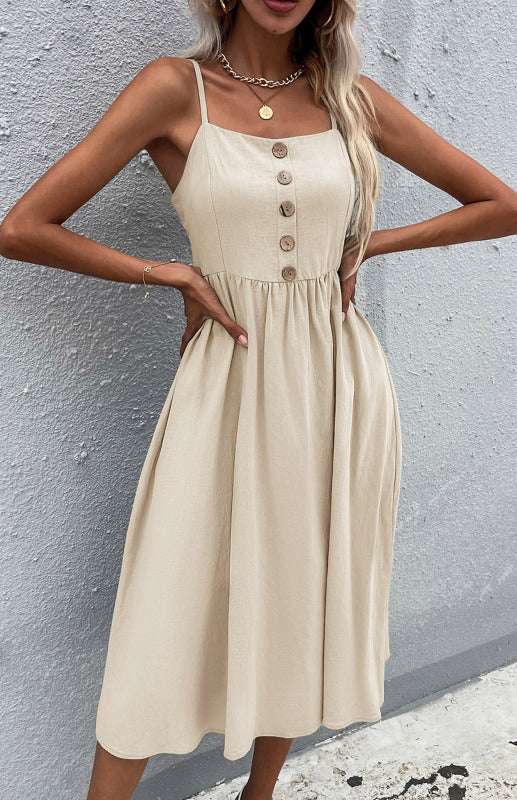 Easy Breezy Cotton Linen Dress