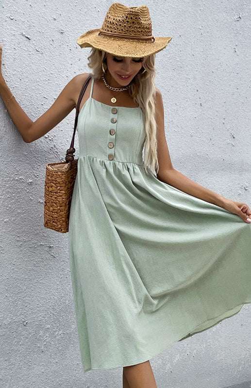 Easy Breezy Cotton Linen Dress