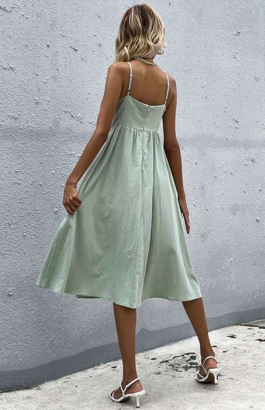 Easy Breezy Cotton Linen Dress