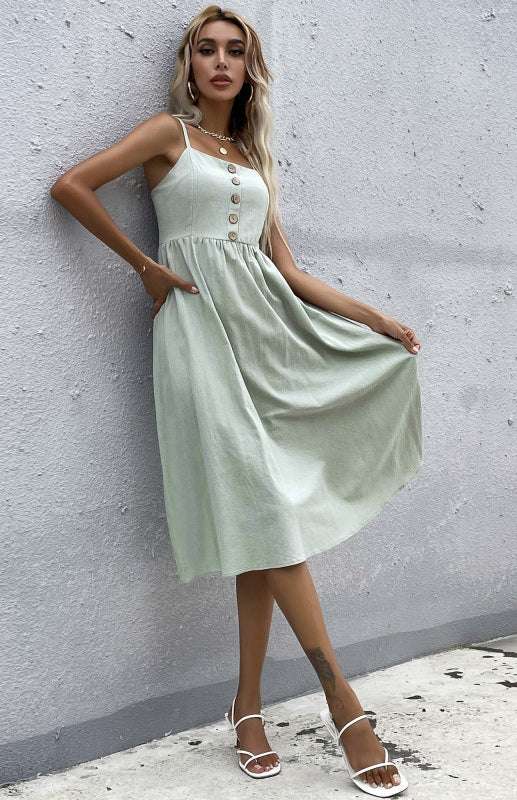 Easy Breezy Cotton Linen Dress