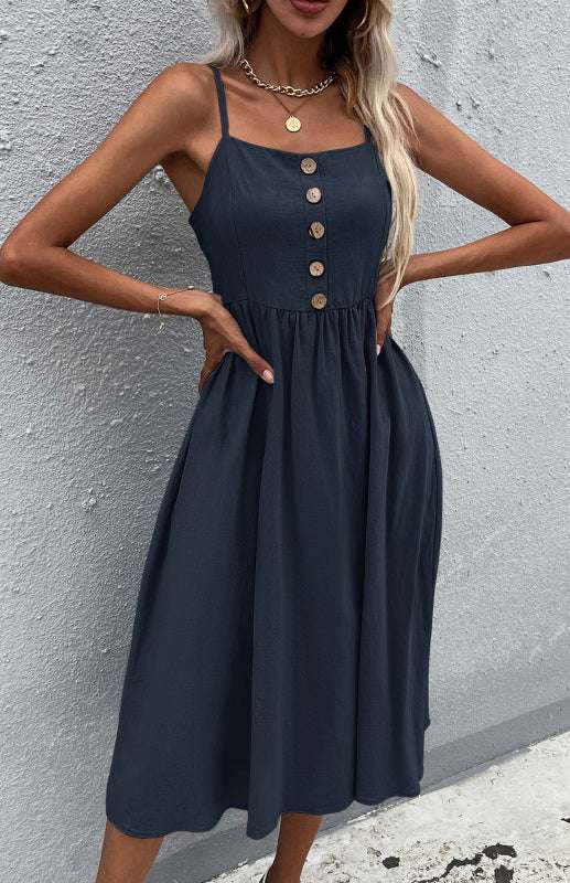 Easy Breezy Cotton Linen Dress