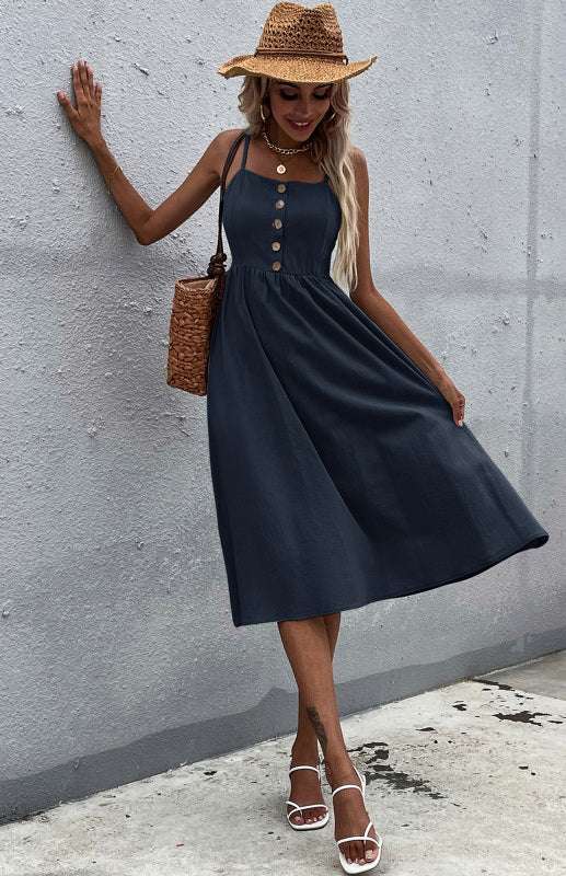 Easy Breezy Cotton Linen Dress