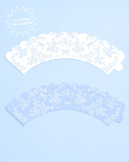 Happily Ever After Cupcake Sleeves and Toppers, 24 Count Set