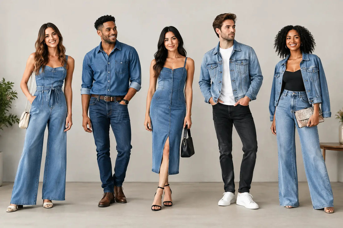 Denim Styling Examples for Every Party Plan