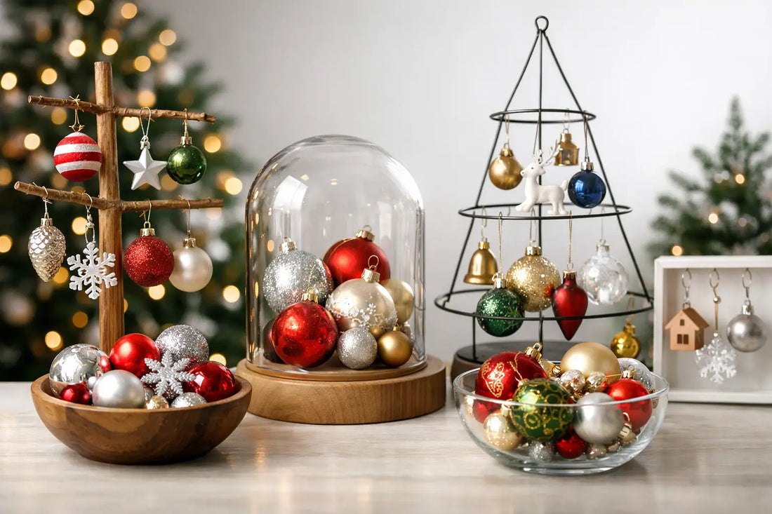 12 Holiday Ornament Display Examples to Try