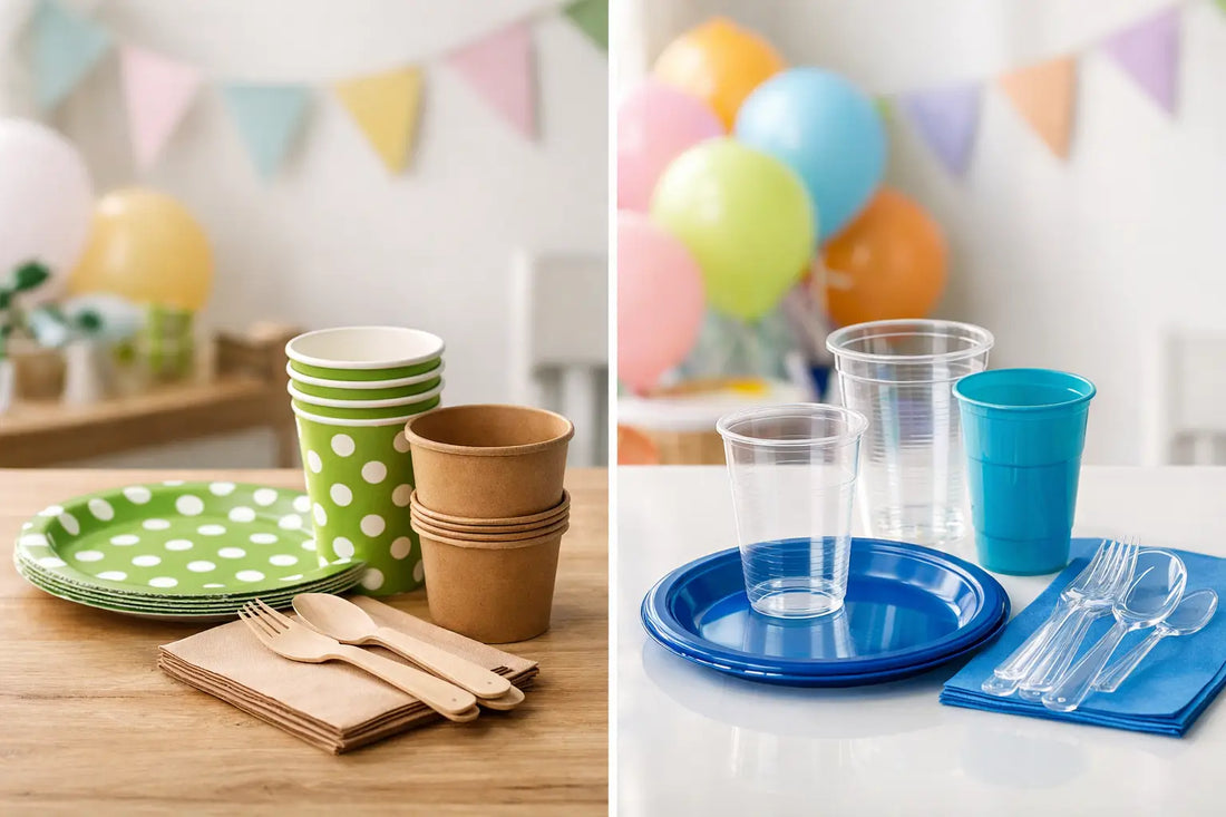 Paper Versus Plastic for Your Party Table