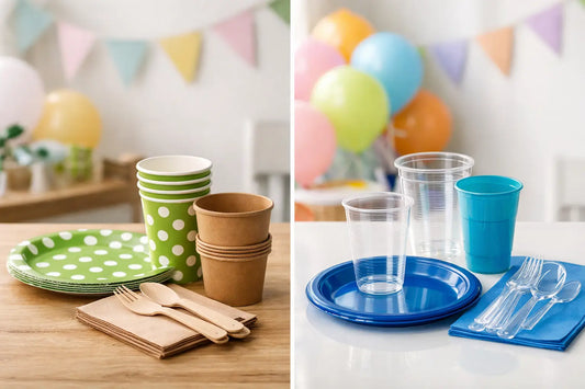 Paper Versus Plastic for Your Party Table
