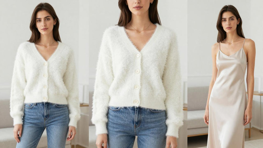How To Style A Fuzzy Cardigan: 7 Outfit Formulas From Casual To Dressy