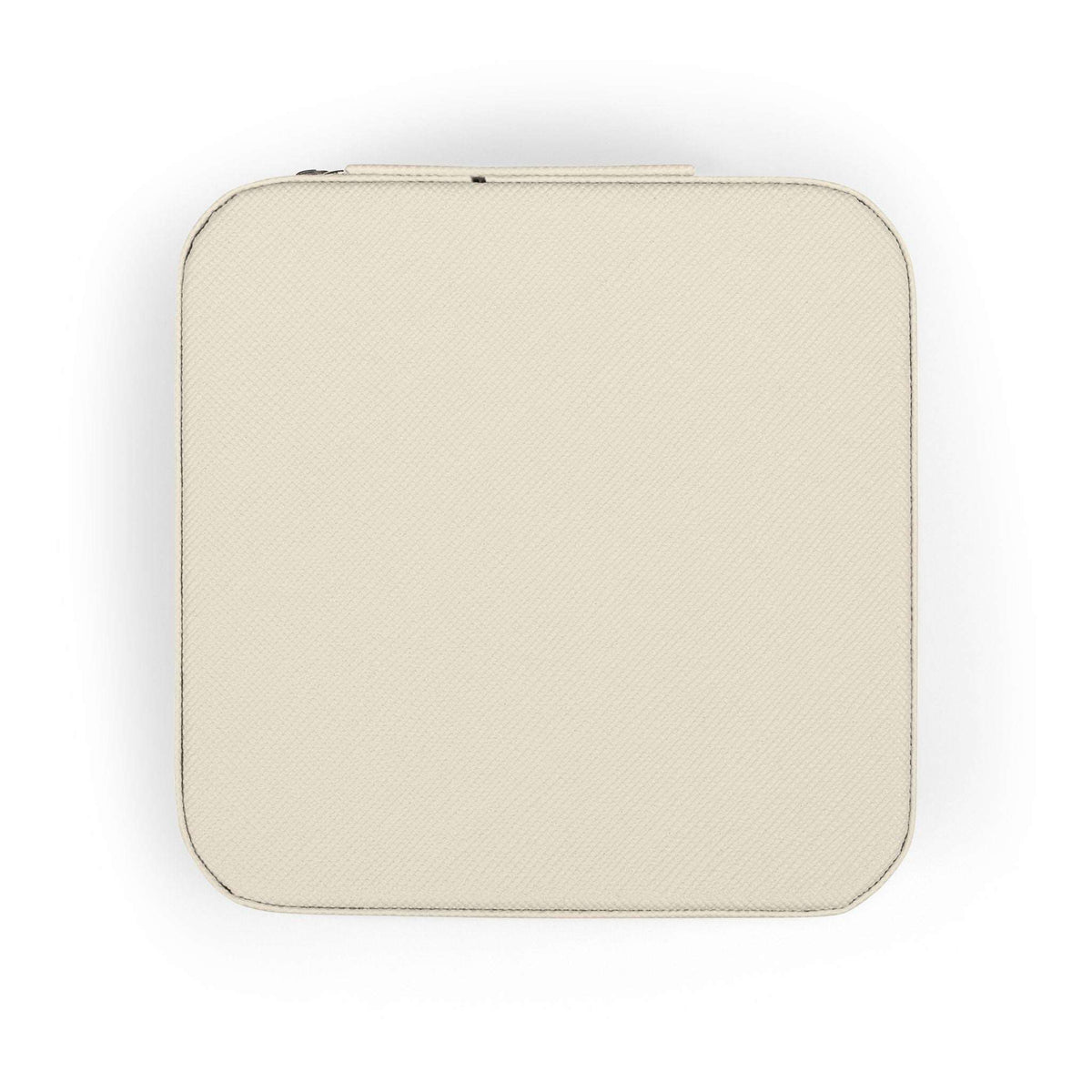 Beige pouch on a white background