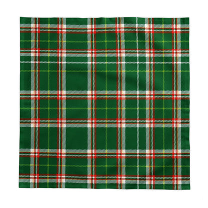 Green Plaid Tablecloth — Classic Tartan Holiday Table Linen