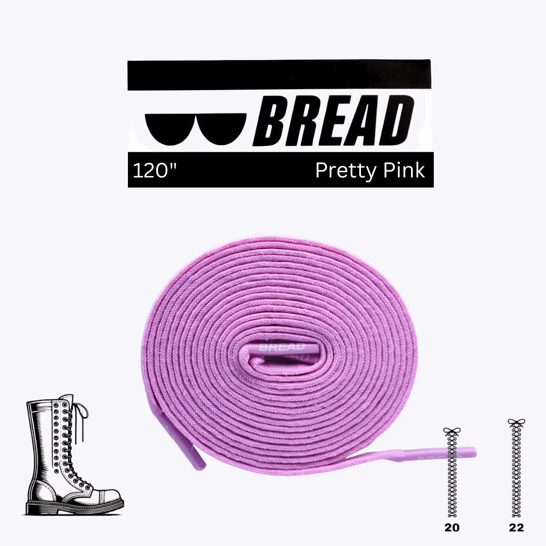 Pretty Pink Shoe Laces from Bread