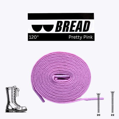 Pretty Pink Shoe Laces from Bread