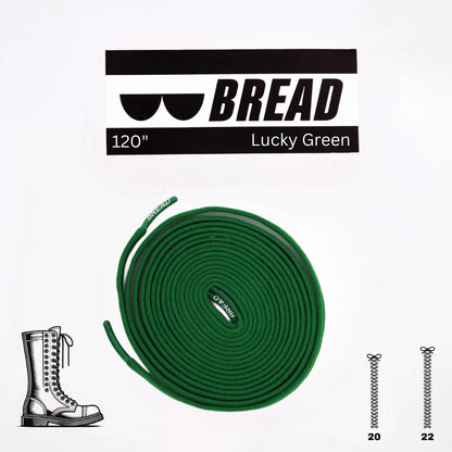 Lucky Green Shoe Laces from Bread
