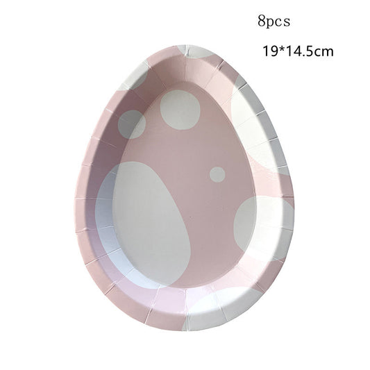Easter Rabbit Paper Tableware Set