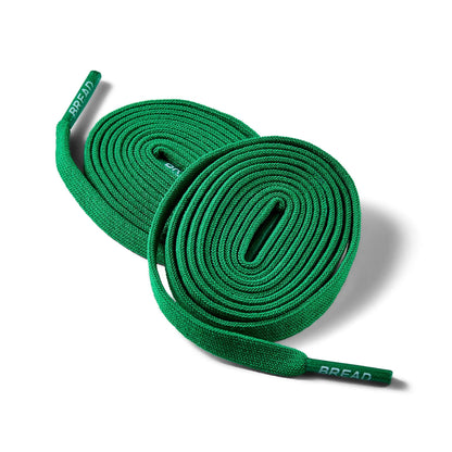 Lucky Green Shoe Laces from Bread