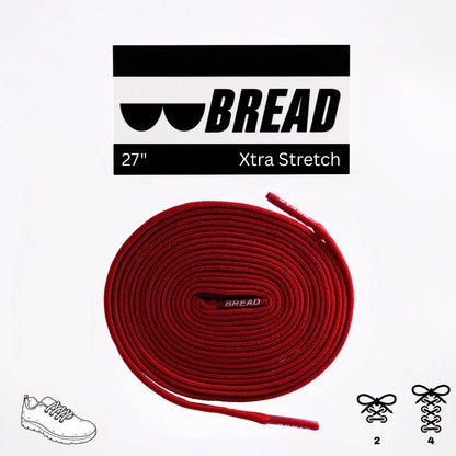 Bold Red Shoe Laces from Bread