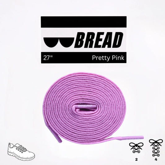 Pretty Pink Shoe Laces from Bread