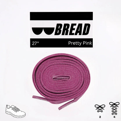 Pretty Pink Shoe Laces from Bread