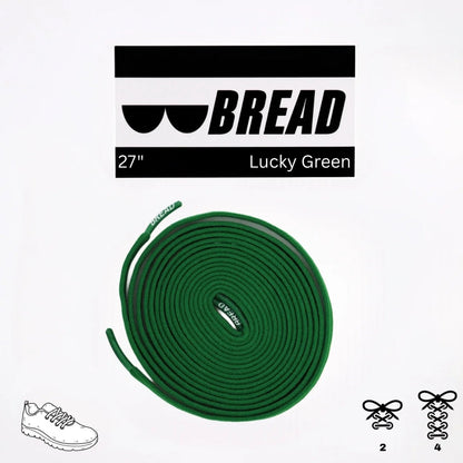 Lucky Green Shoe Laces from Bread