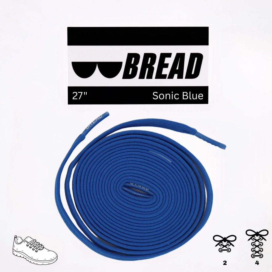 Sonic Blue Shoe Laces from Bread