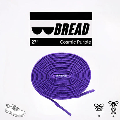 Cosmic Purple Shoe Laces from Bread