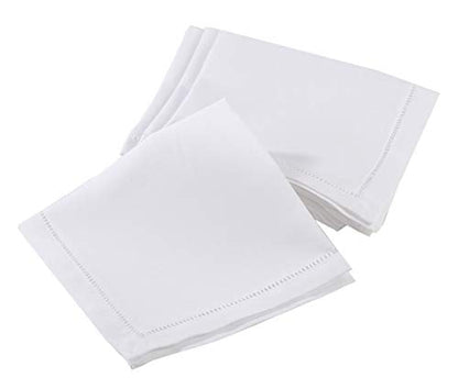 Fennco Styles Hemstitch Border Linen-Cotton Table Linens