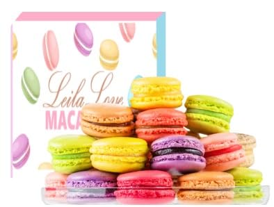 Leilalove Macarons - 12 Gourmet Macarons dozen flavors