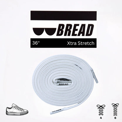 Cloud White Shoe Laces from Bread