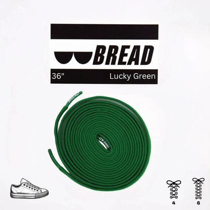 Lucky Green Shoe Laces from Bread